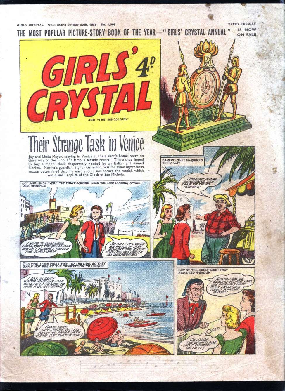 Comic Book Cover For Girls' Crystal 1096