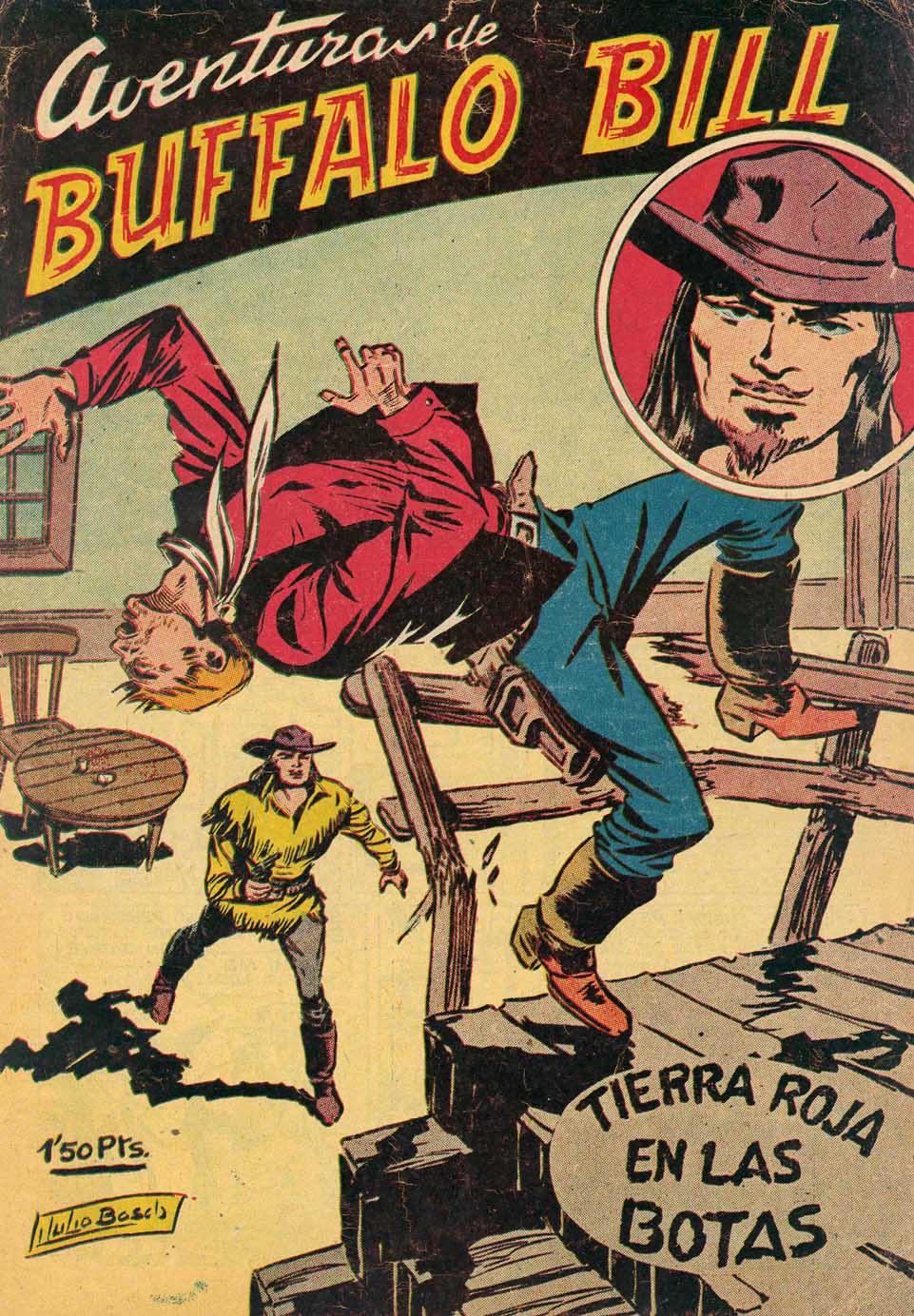 Comic Book Cover For Aventuras de Buffalo Bill 59 Tierra roja en las botas