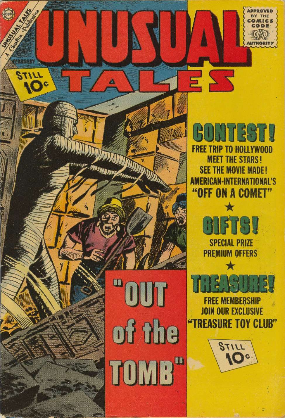 Comic Book Cover For Unusual Tales 32