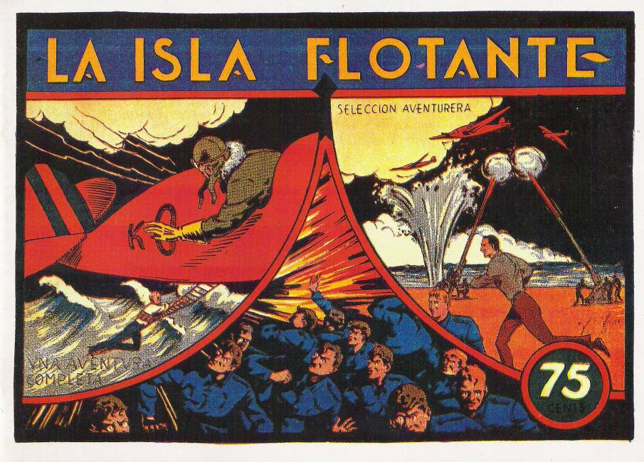 Comic Book Cover For Selección aventurera 13 - La isla flotante