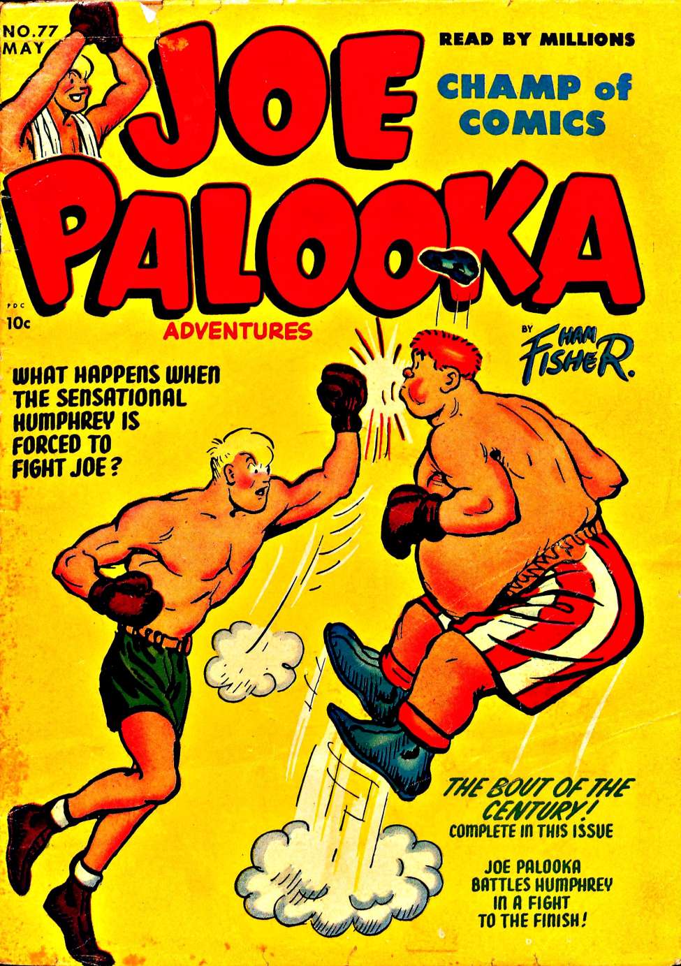 Book Cover For Joe Palooka Comics 77 - Version 2