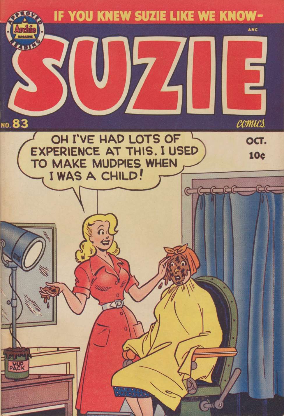 Comic Book Cover For Suzie Comics 83