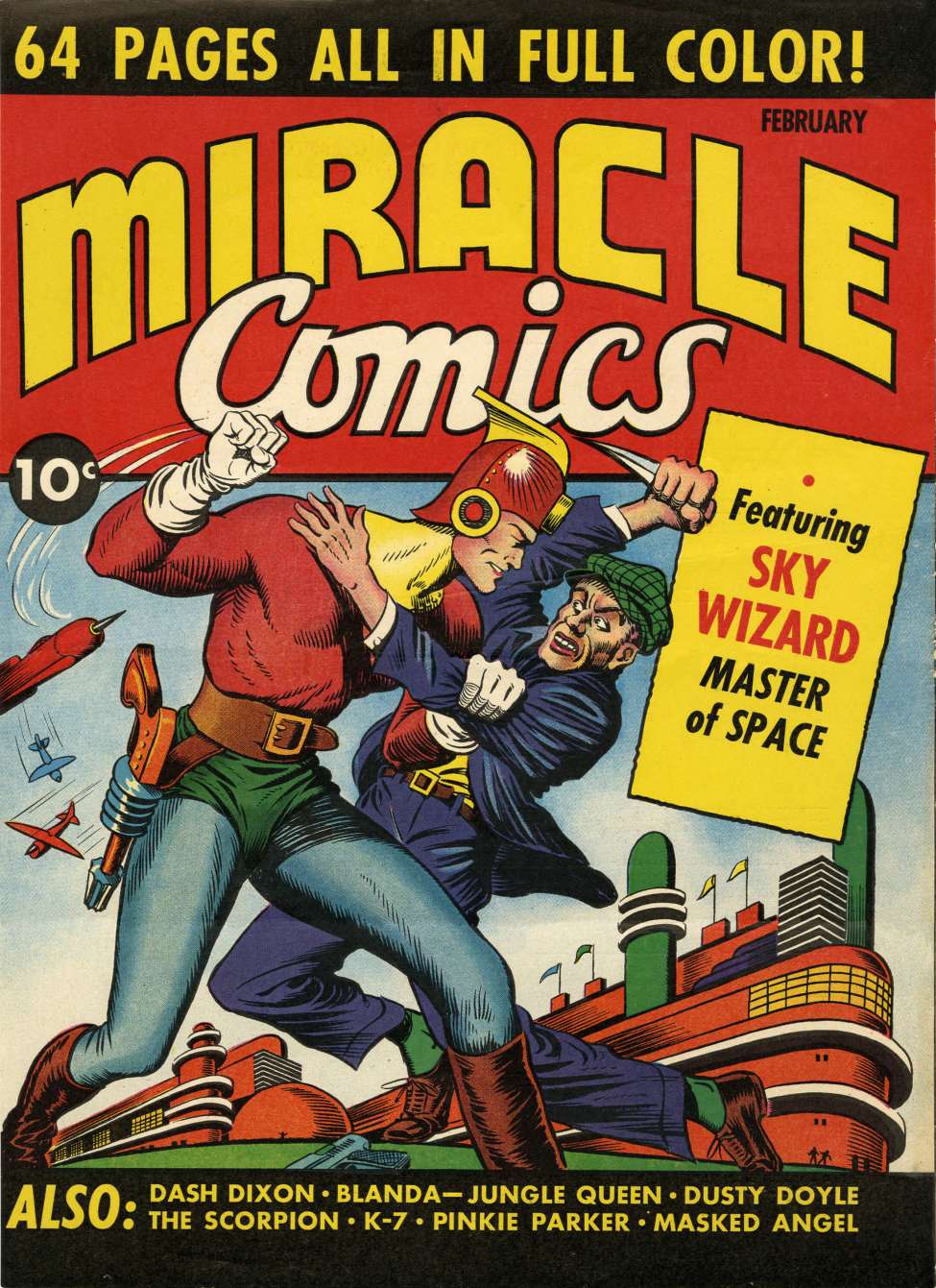 Comic Book Cover For Miracle Comics 1