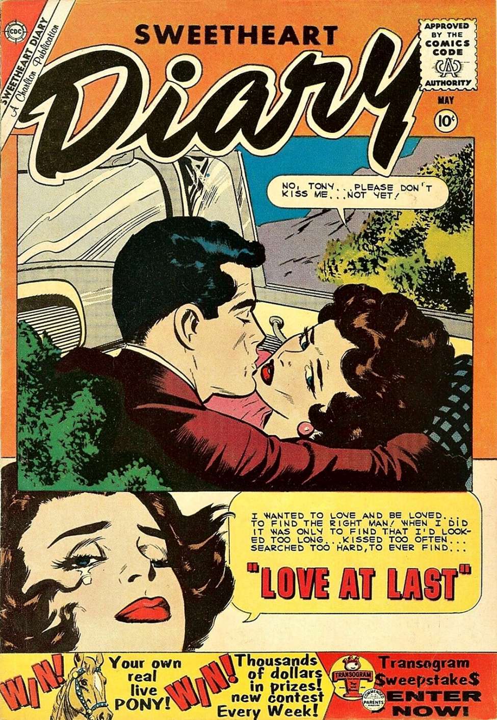 Comic Book Cover For Sweetheart Diary 52