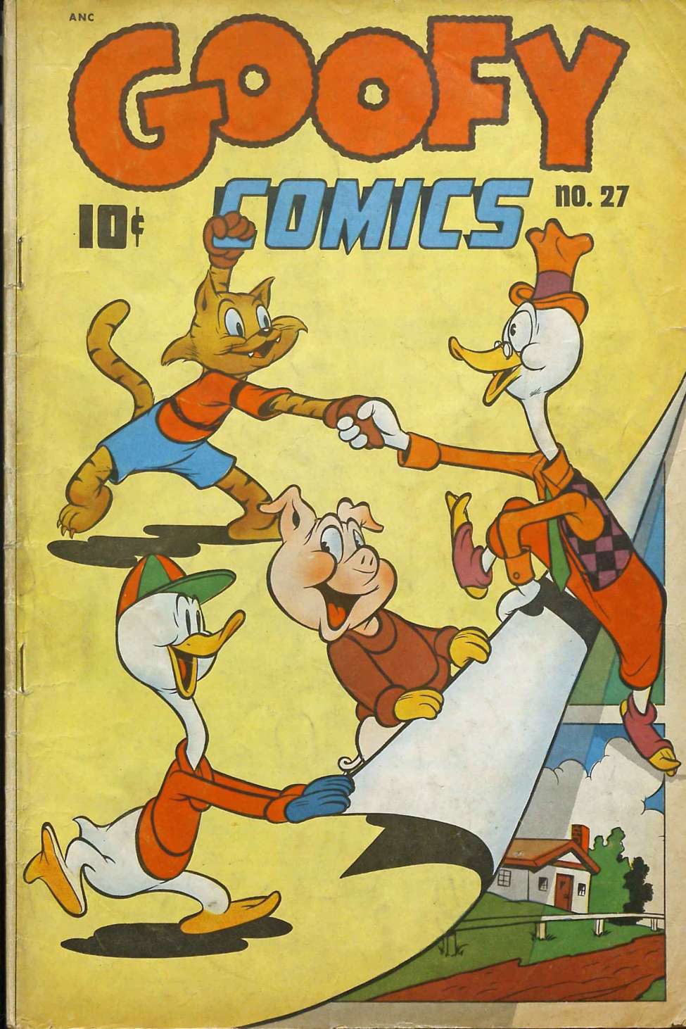 Comic Book Cover For Goofy Comics 27