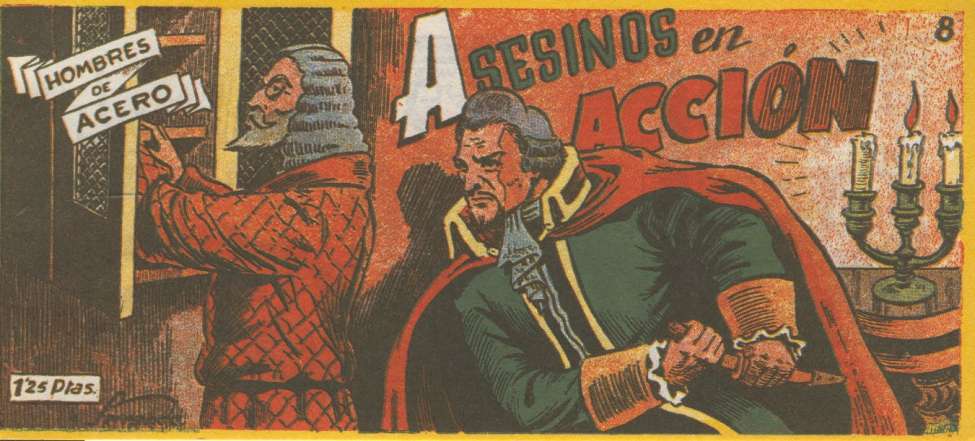 Comic Book Cover For Hombres de Acero 8 - Asesinos en Accion