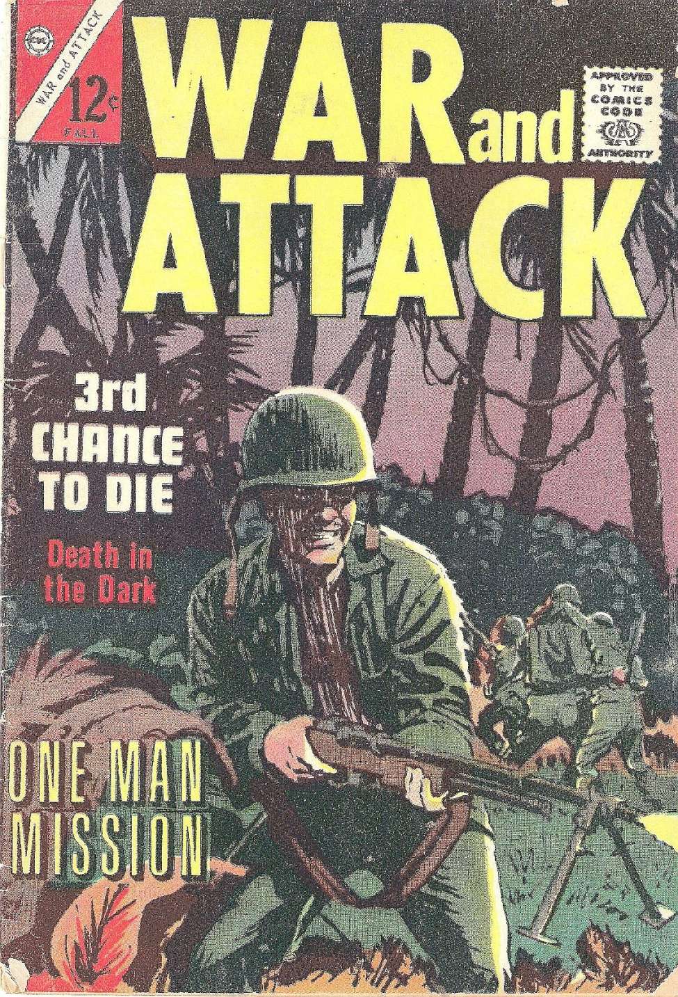 Comic Book Cover For War and Attack 1 - Version 1