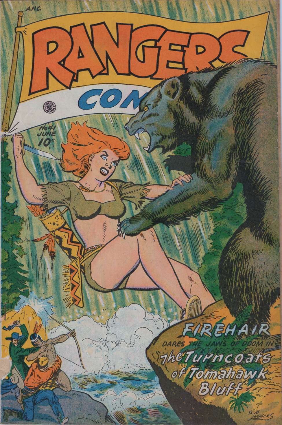 Comic Book Cover For Rangers Comics 41 - Version 2
