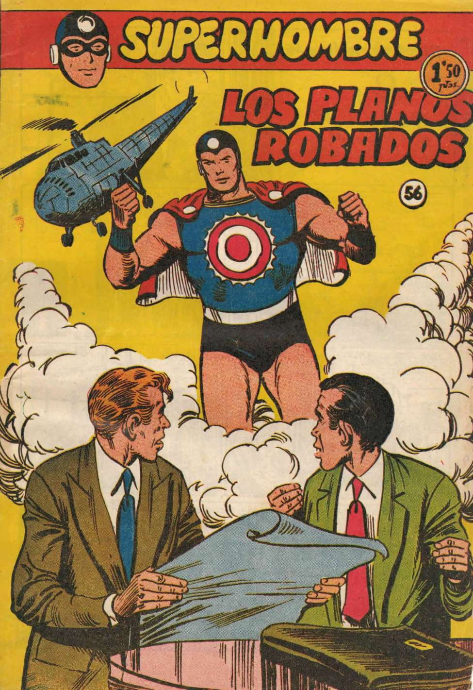 Comic Book Cover For SuperHombre 56 Los planos robados