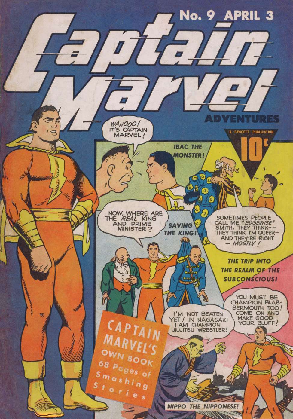 Comic Book Cover For Captain Marvel Adventures 9 - Version 2