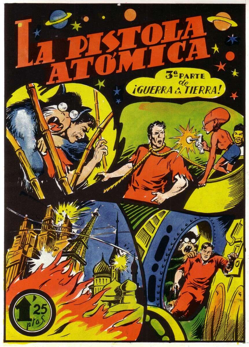 Book Cover For Guerra a la Tierra 3 - La Pistola Atomica