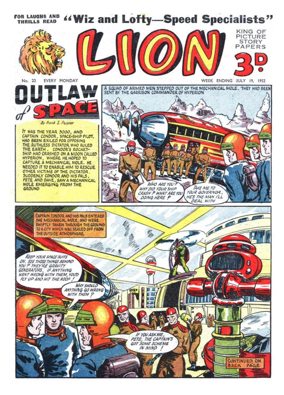 Comic Book Cover For Lion 22