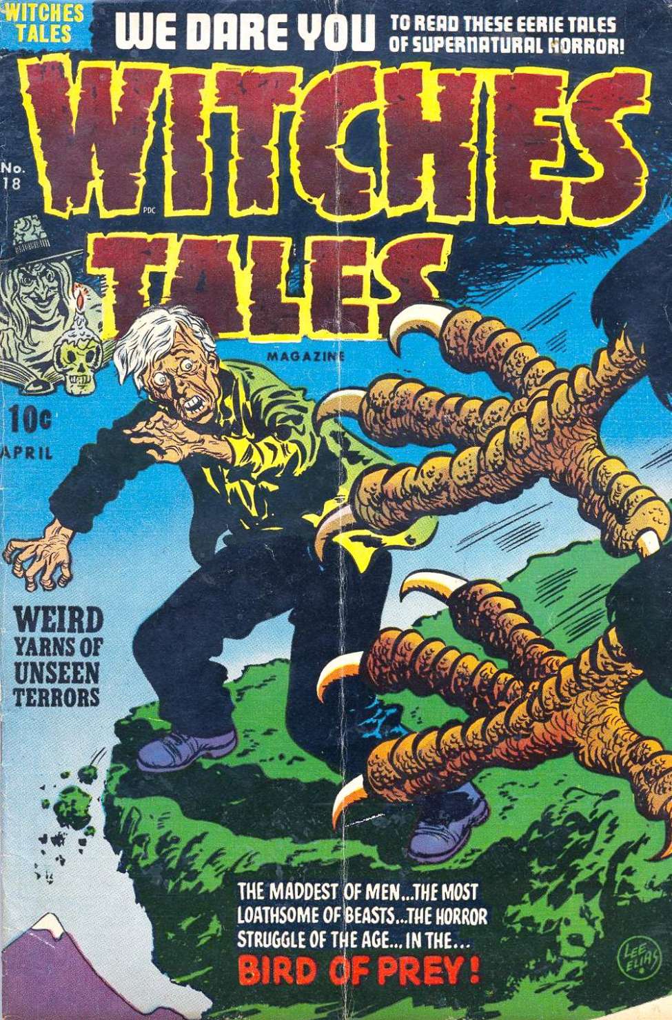 Comic Book Cover For Witches Tales 18