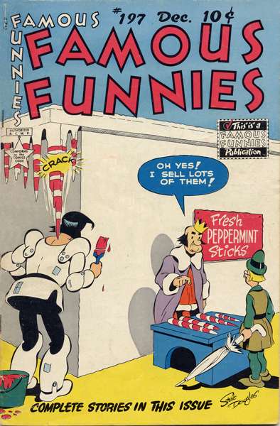 Book Cover For Famous Funnies 197