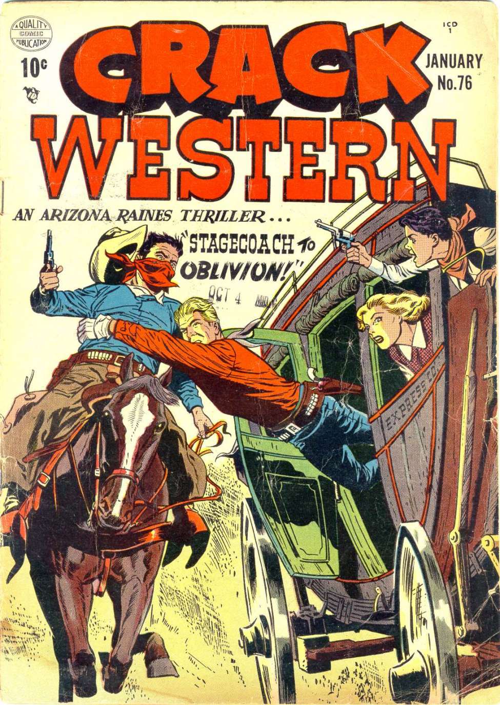 Comic Book Cover For Crack Western 76