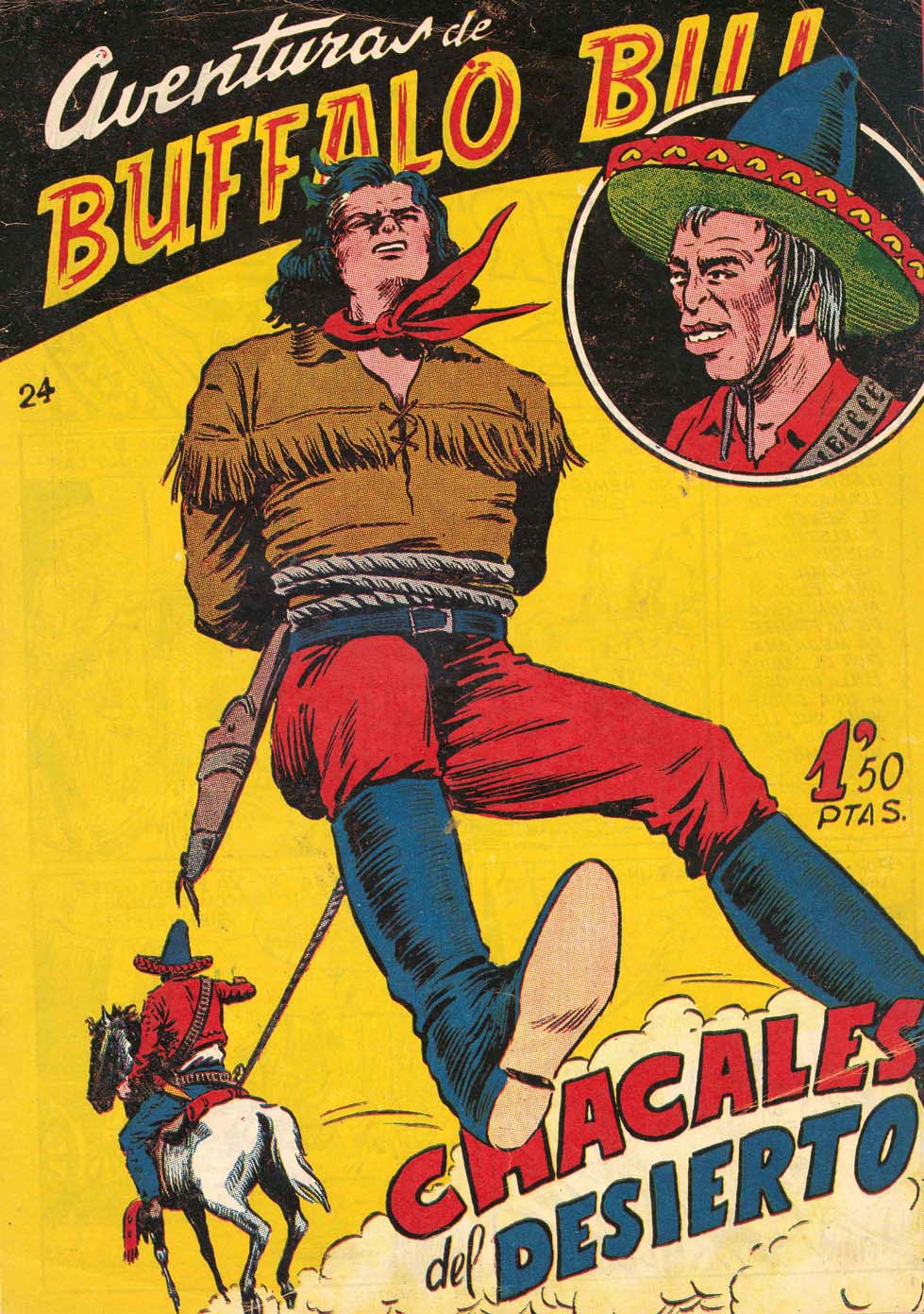 Comic Book Cover For Aventuras de Buffalo Bill 24 Chacales del desierto