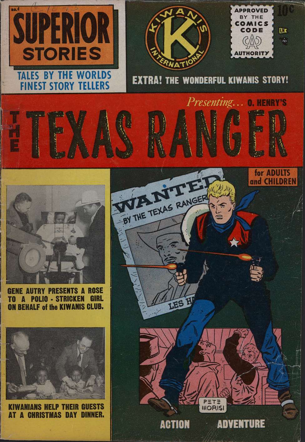 Comic Book Cover For Superior Stories 4 - Texas Ranger