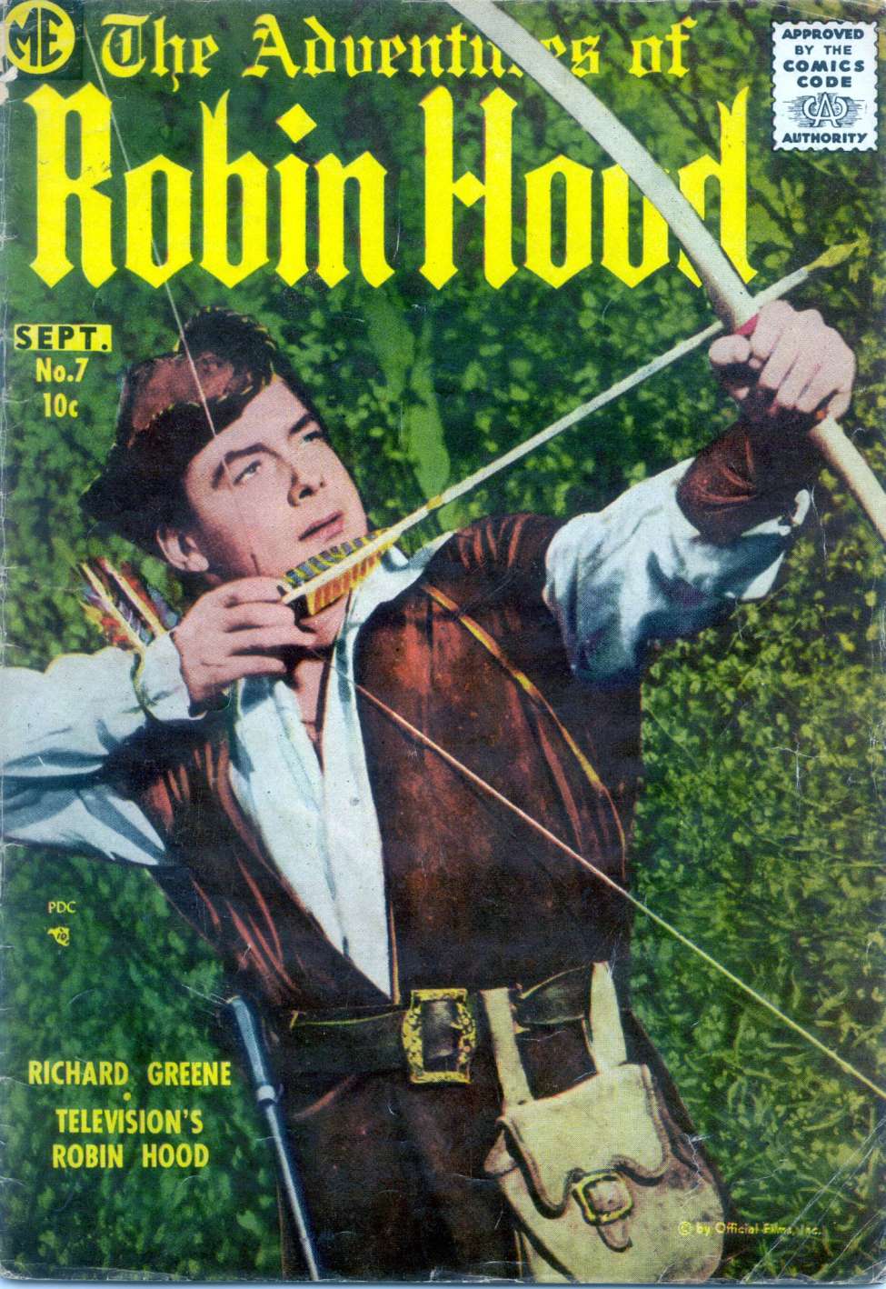 Comic Book Cover For Robin Hood 7
