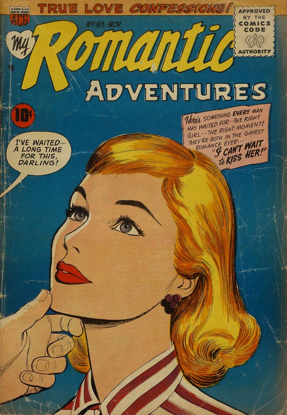 Comic Book Cover For My Romantic Adventures 83