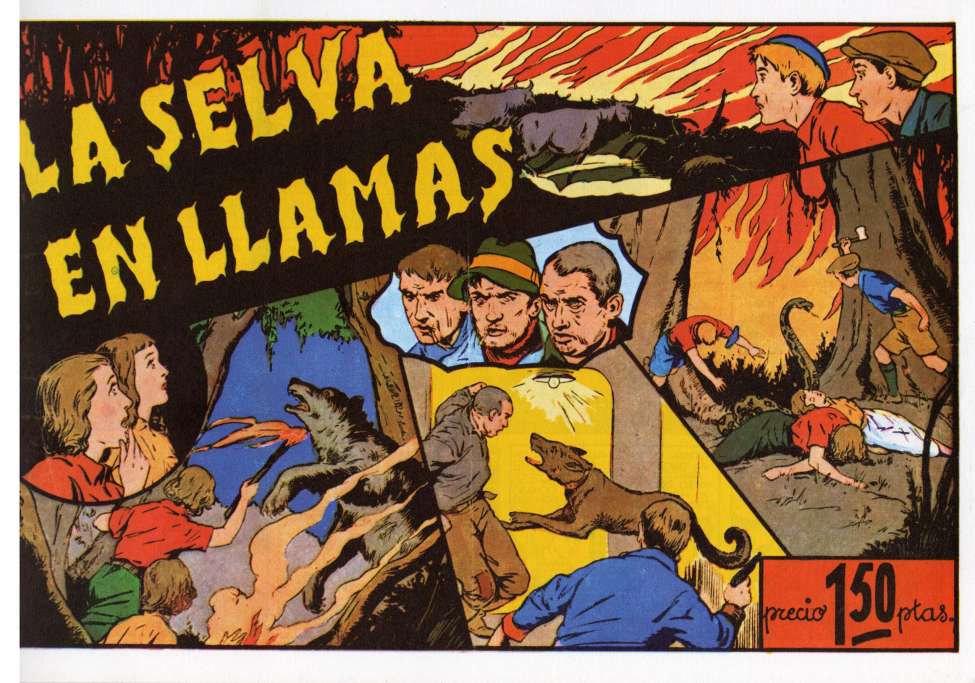 Comic Book Cover For Aventuras de Juan y Luis 5 - La selva en llamas