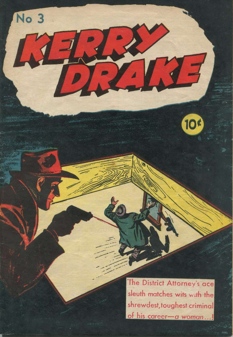 Comic Book Cover For Kerry Drake Detective Cases 3 - Version 2