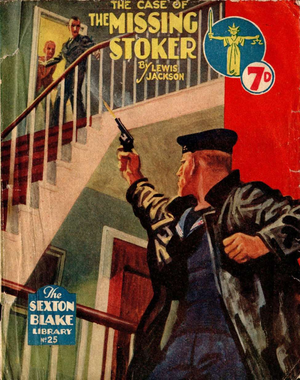 Book Cover For Sexton Blake Library S3 25 - The Case of the Missing Stoker