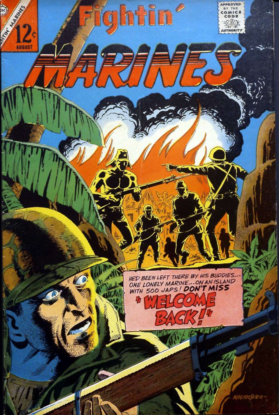 Comic Book Cover For Fightin' Marines 70