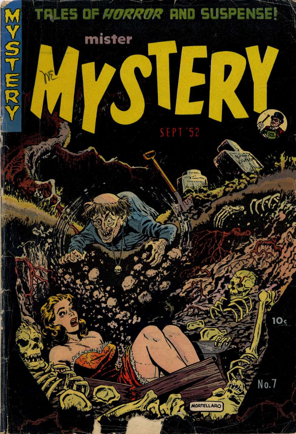 Comic Book Cover For Mister Mystery 7