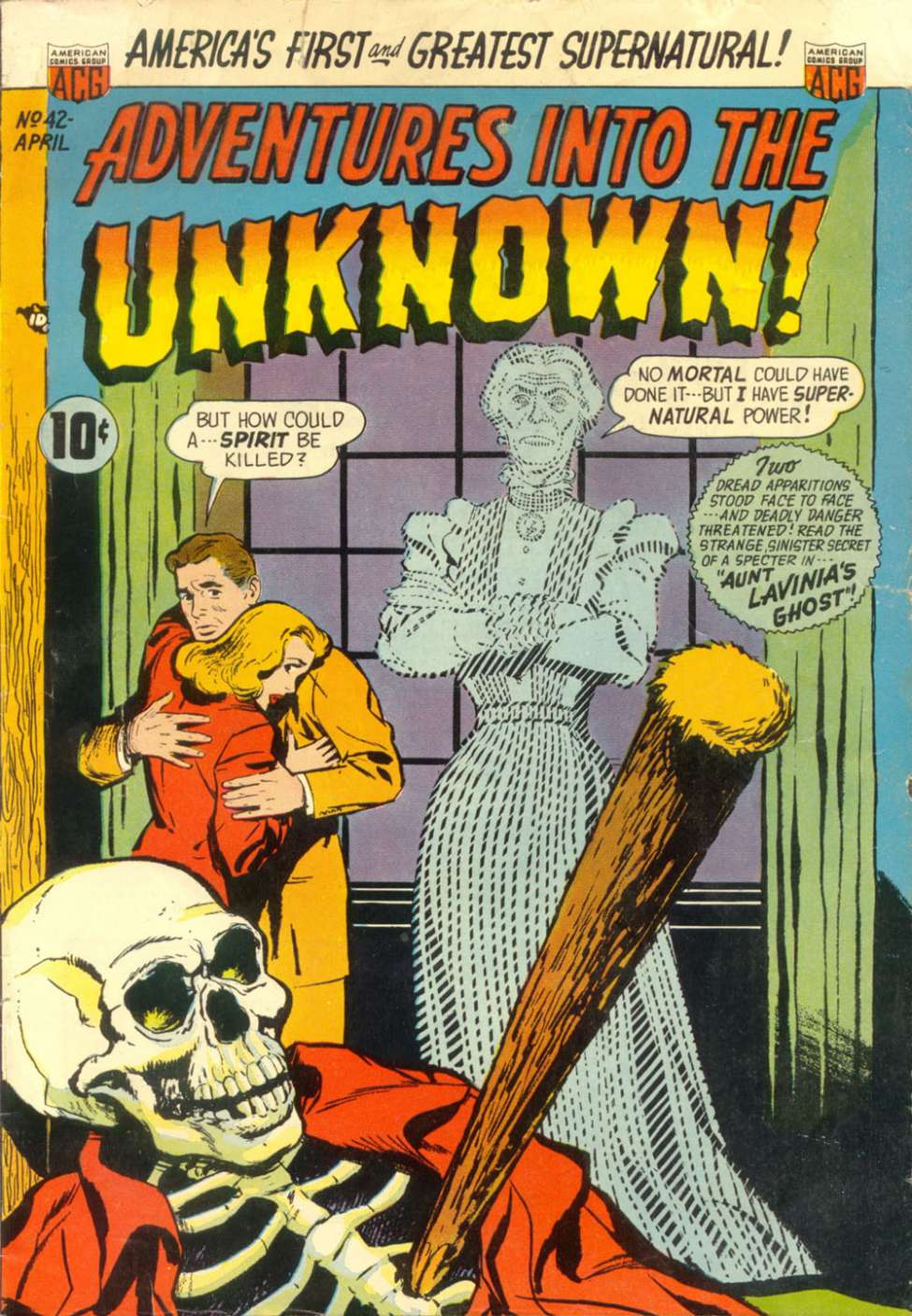 Comic Book Cover For Adventures into the Unknown 42