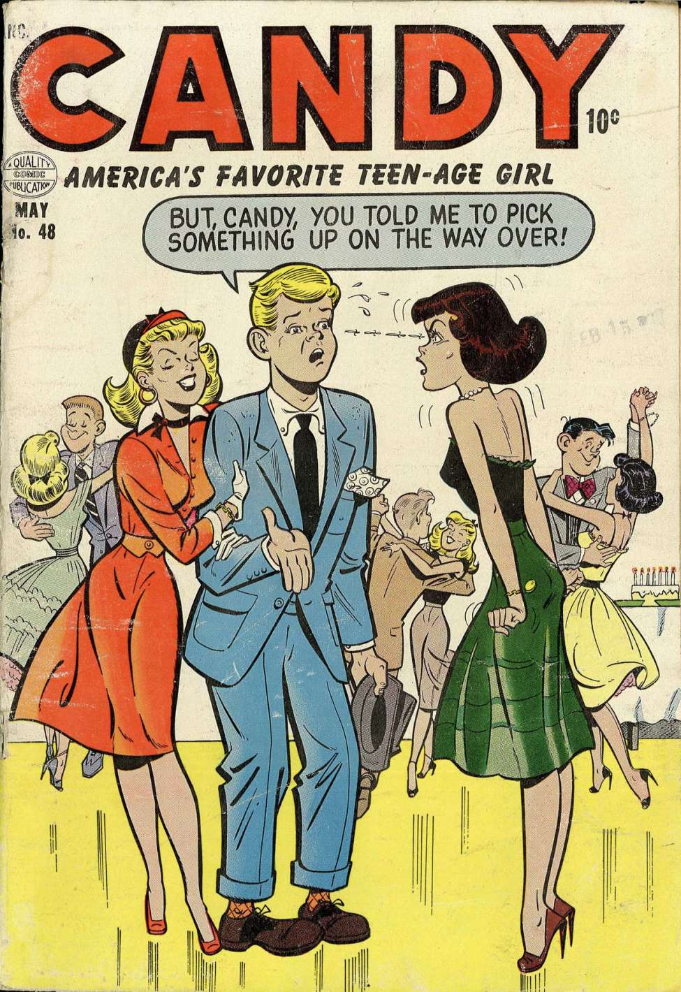 Comic Book Cover For Candy 48