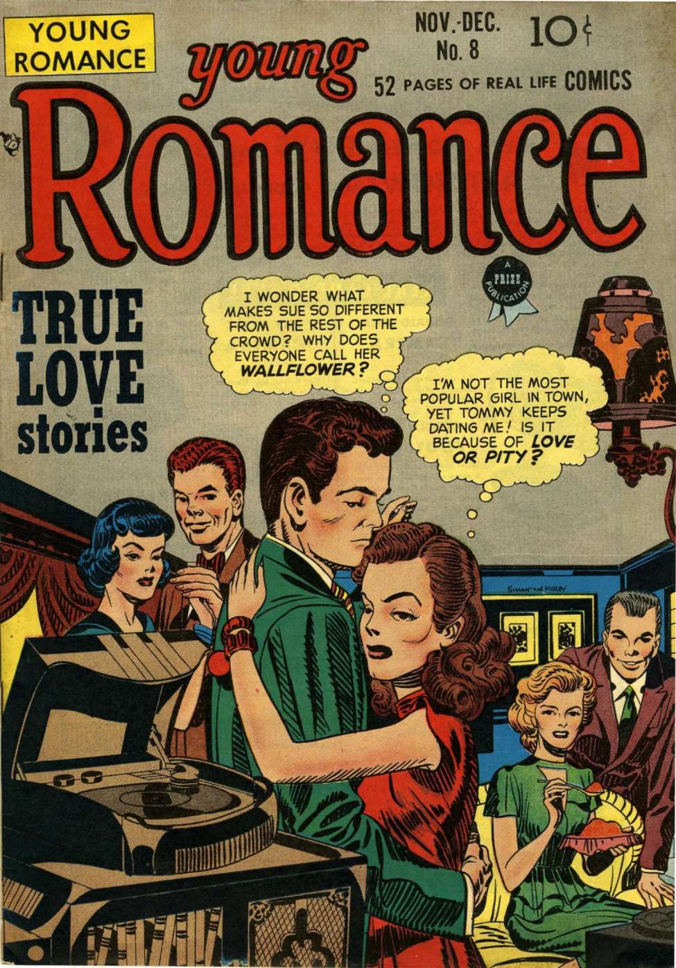 Comic Book Cover For Young Romance 8