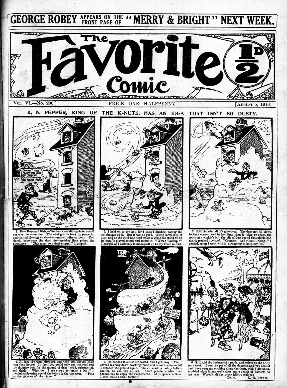Comic Book Cover For The Favorite Comic 290