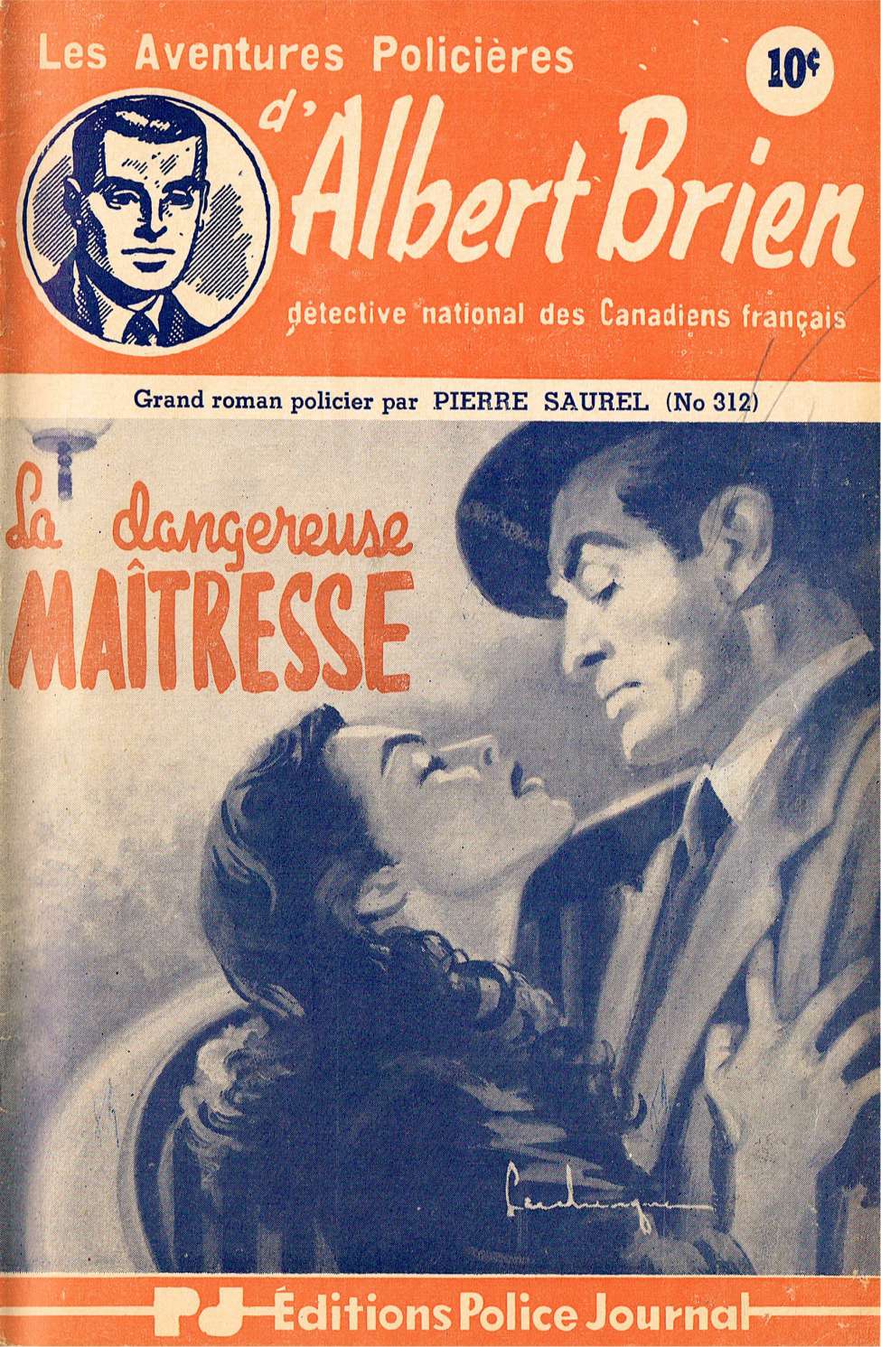 Book Cover For Albert Brien v2 312 - La dangereuse maîtresse