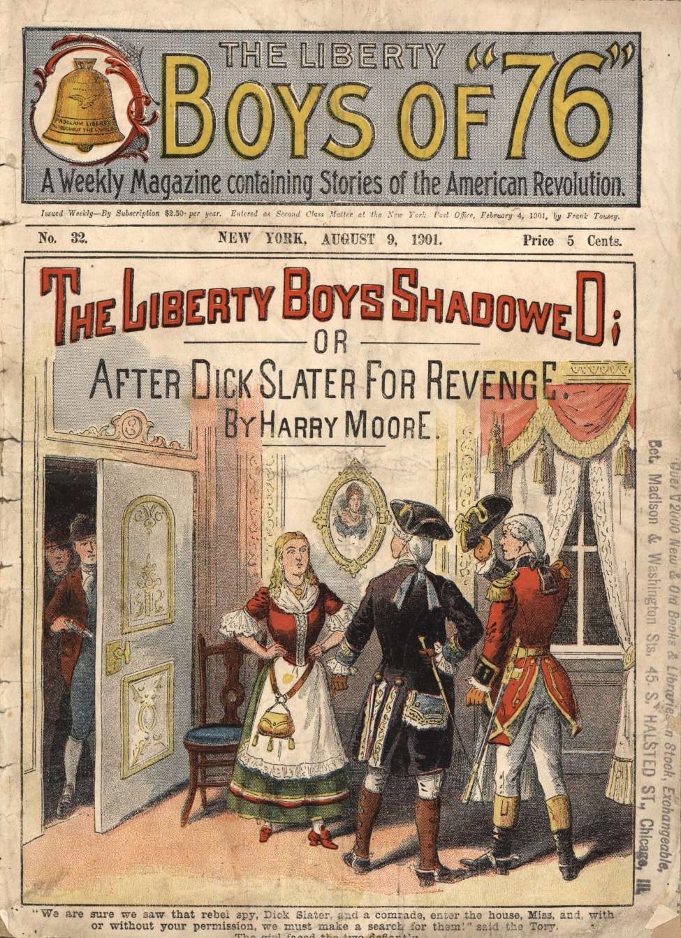 Book Cover For The Liberty Boys of 76 32 - The Liberty Boys Shadowed