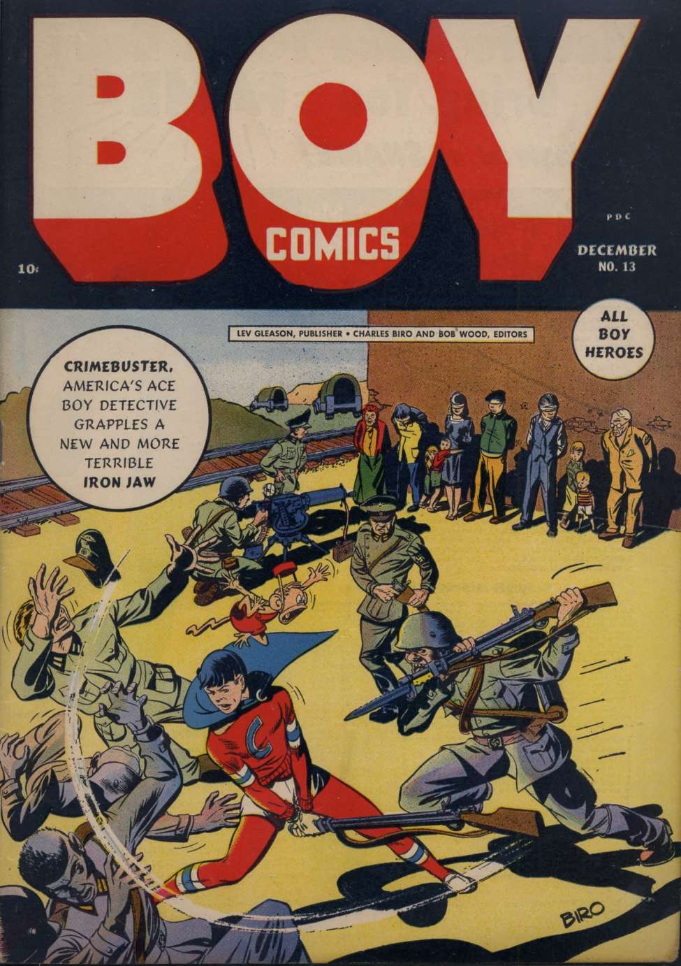 Comic Book Cover For Boy Comics 13