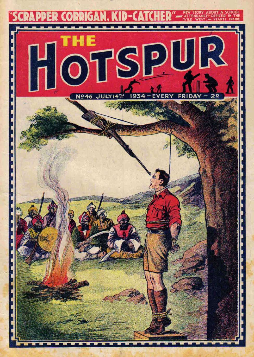 Comic Book Cover For The Hotspur 46