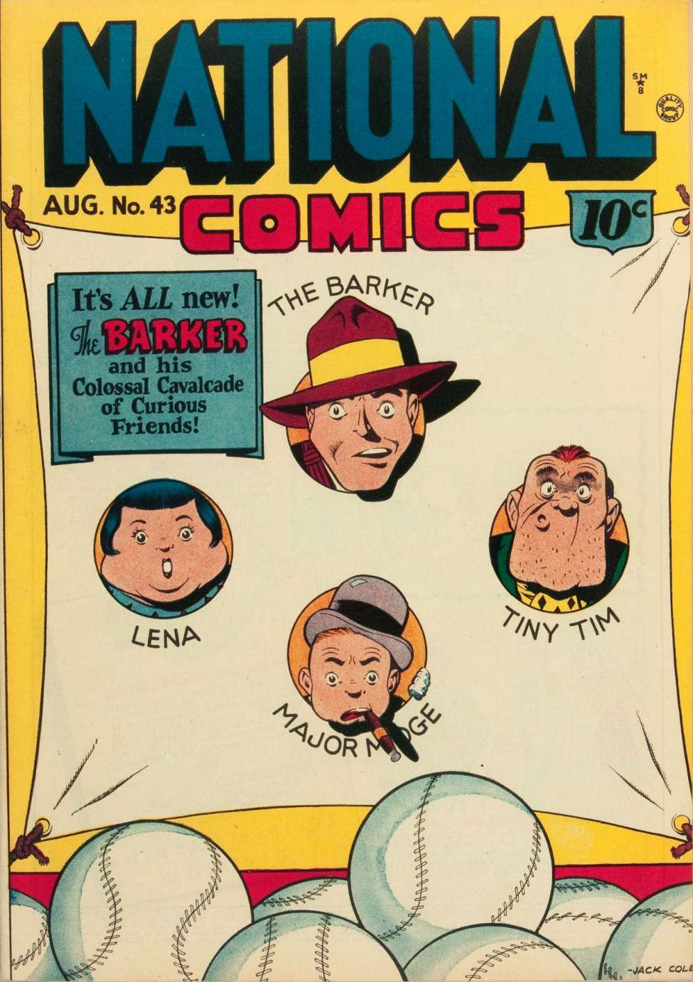 Comic Book Cover For National Comics 43