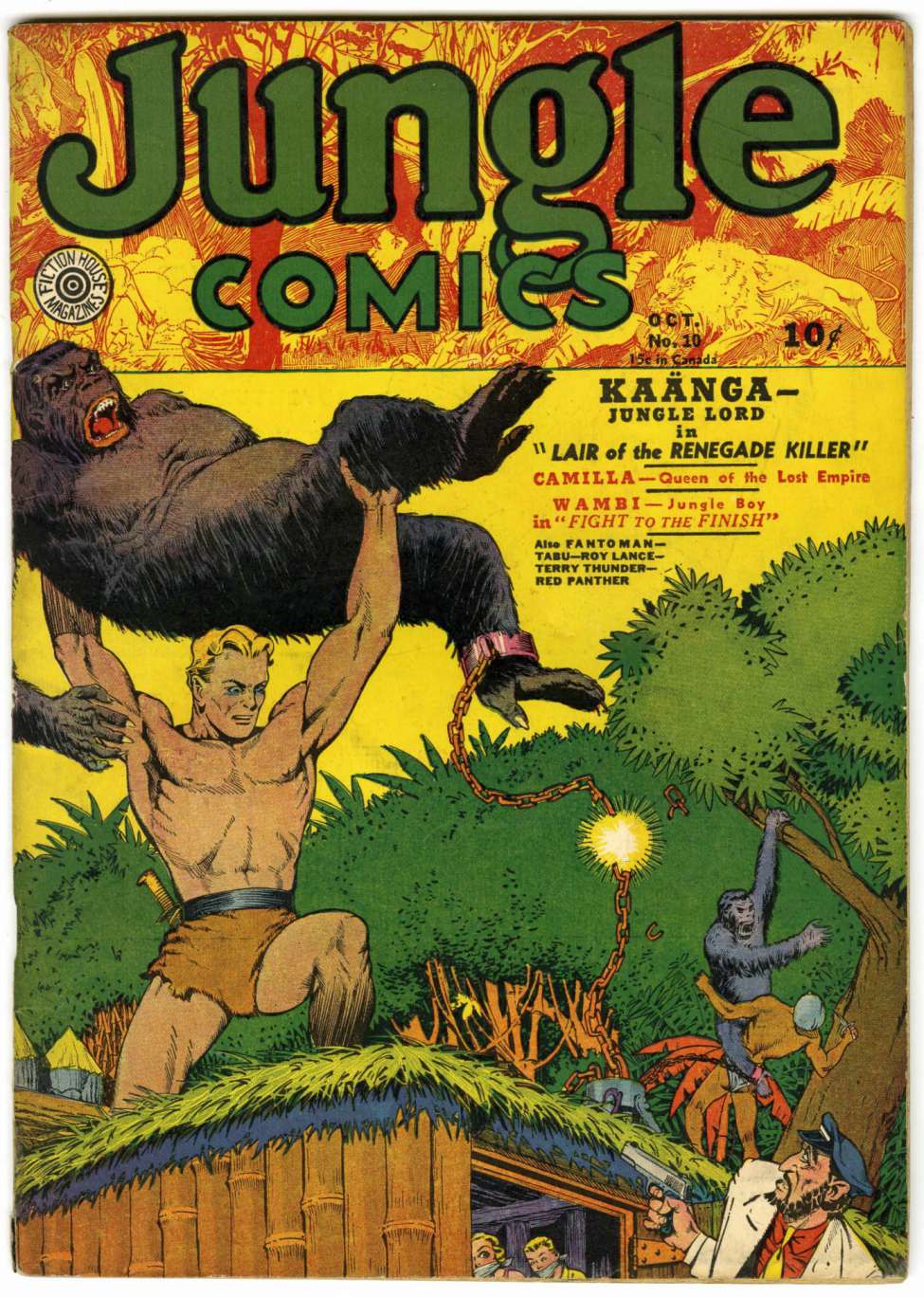 Comic Book Cover For Jungle Comics 10