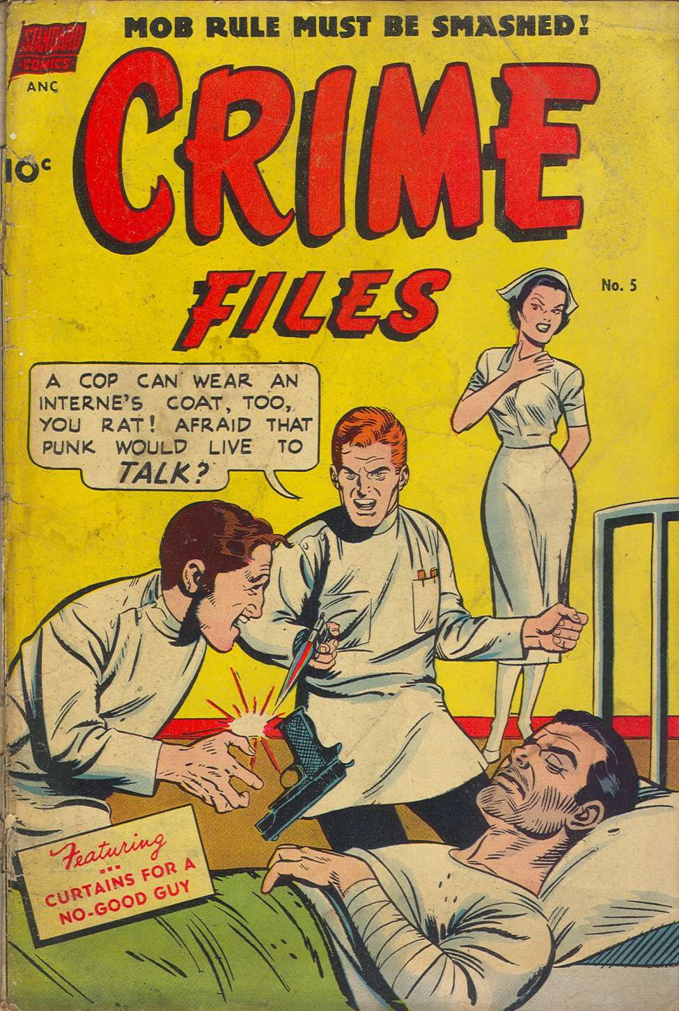 Comic Book Cover For Crime Files 5