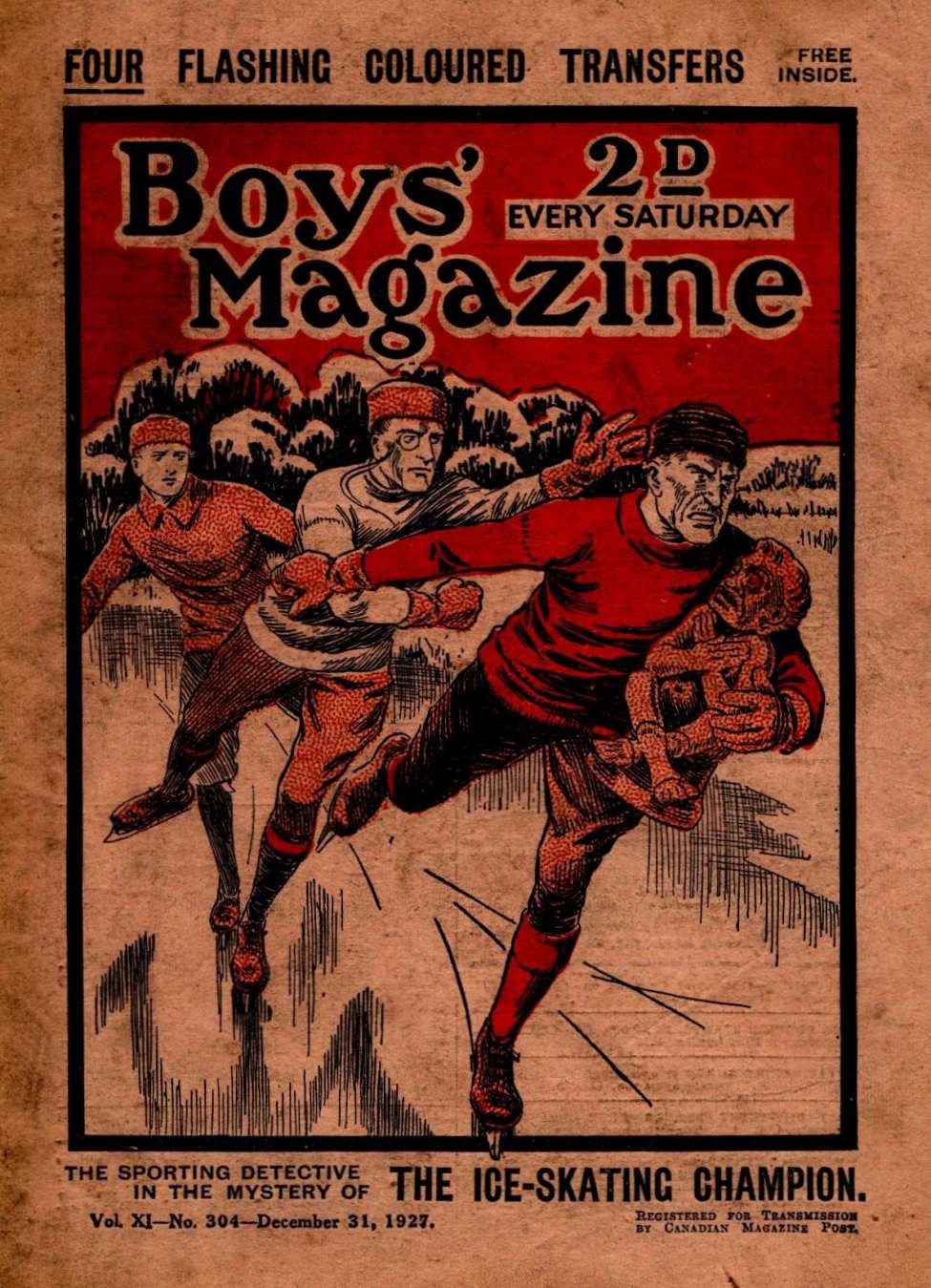 Book Cover For Boys' Magazine 304