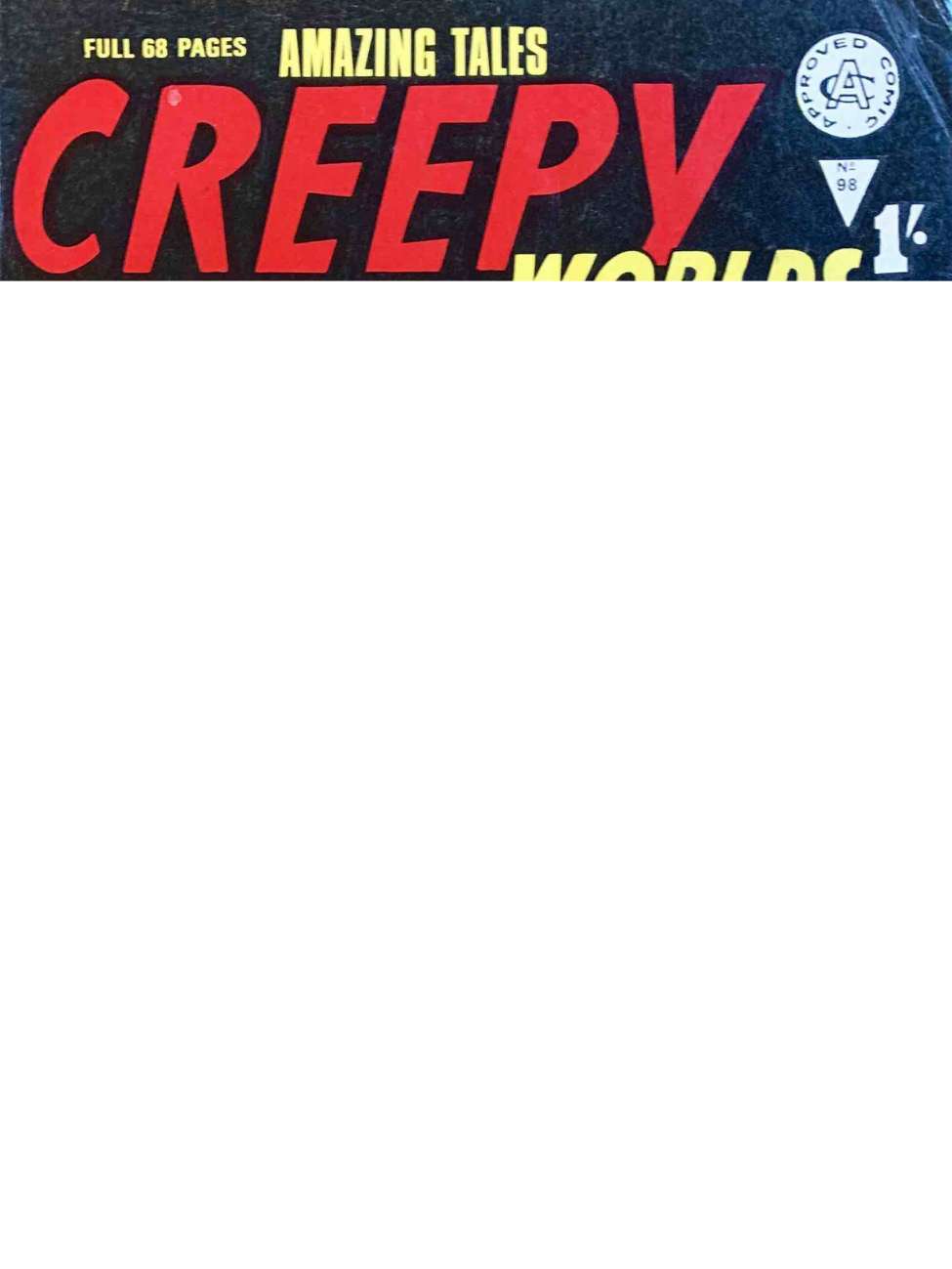 Book Cover For Creepy Worlds 98