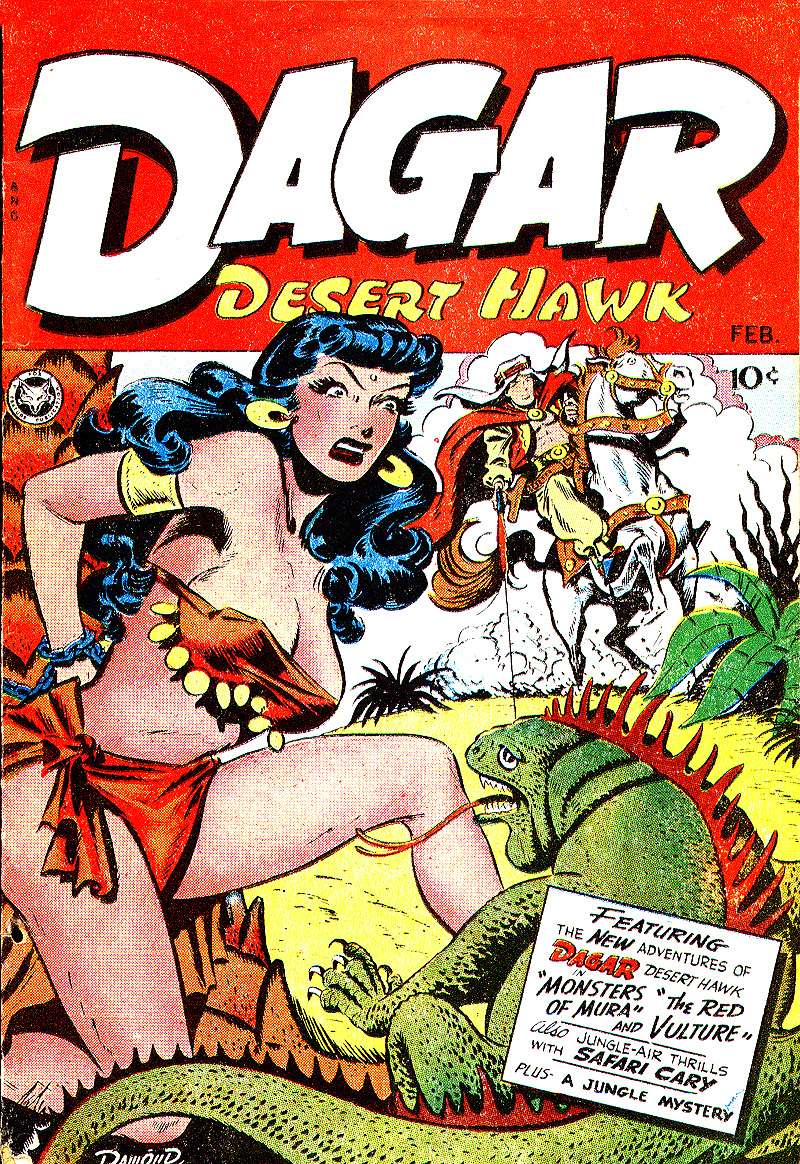 Comic Book Cover For Dagar Desert Hawk 14 (inc) - Version 2