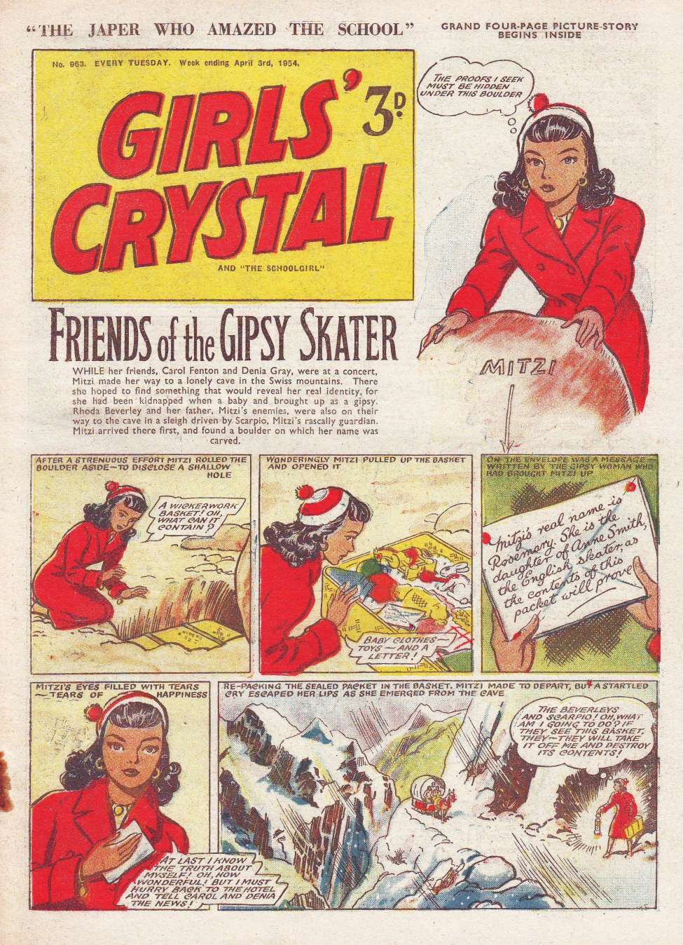 Comic Book Cover For Girls' Crystal 963
