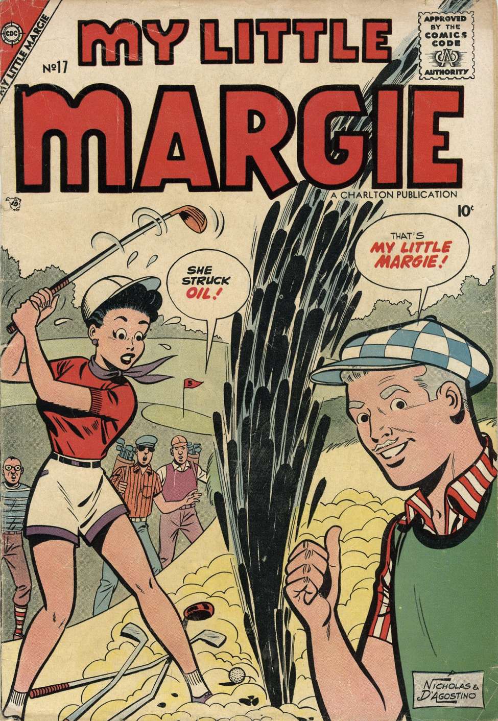 Comic Book Cover For My Little Margie 17