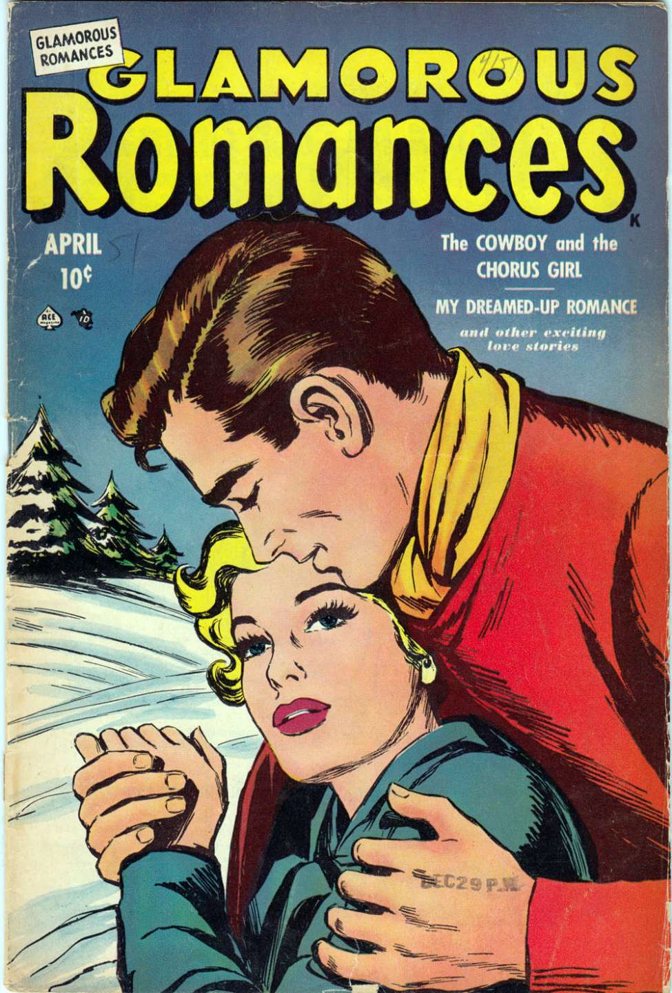 Comic Book Cover For Glamorous Romances 51