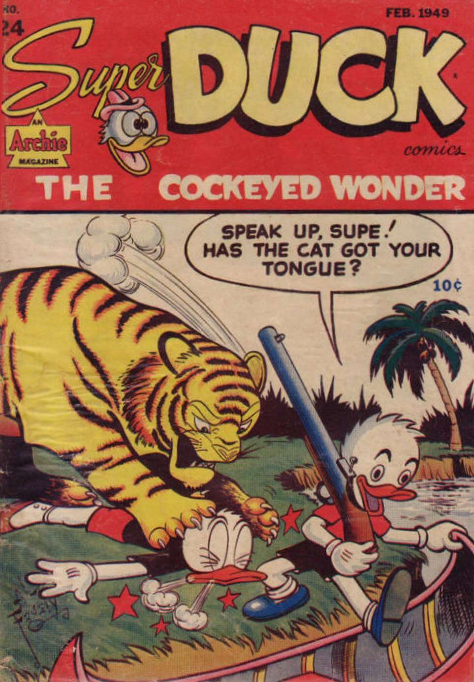 Comic Book Cover For Super Duck 24 - Version 2