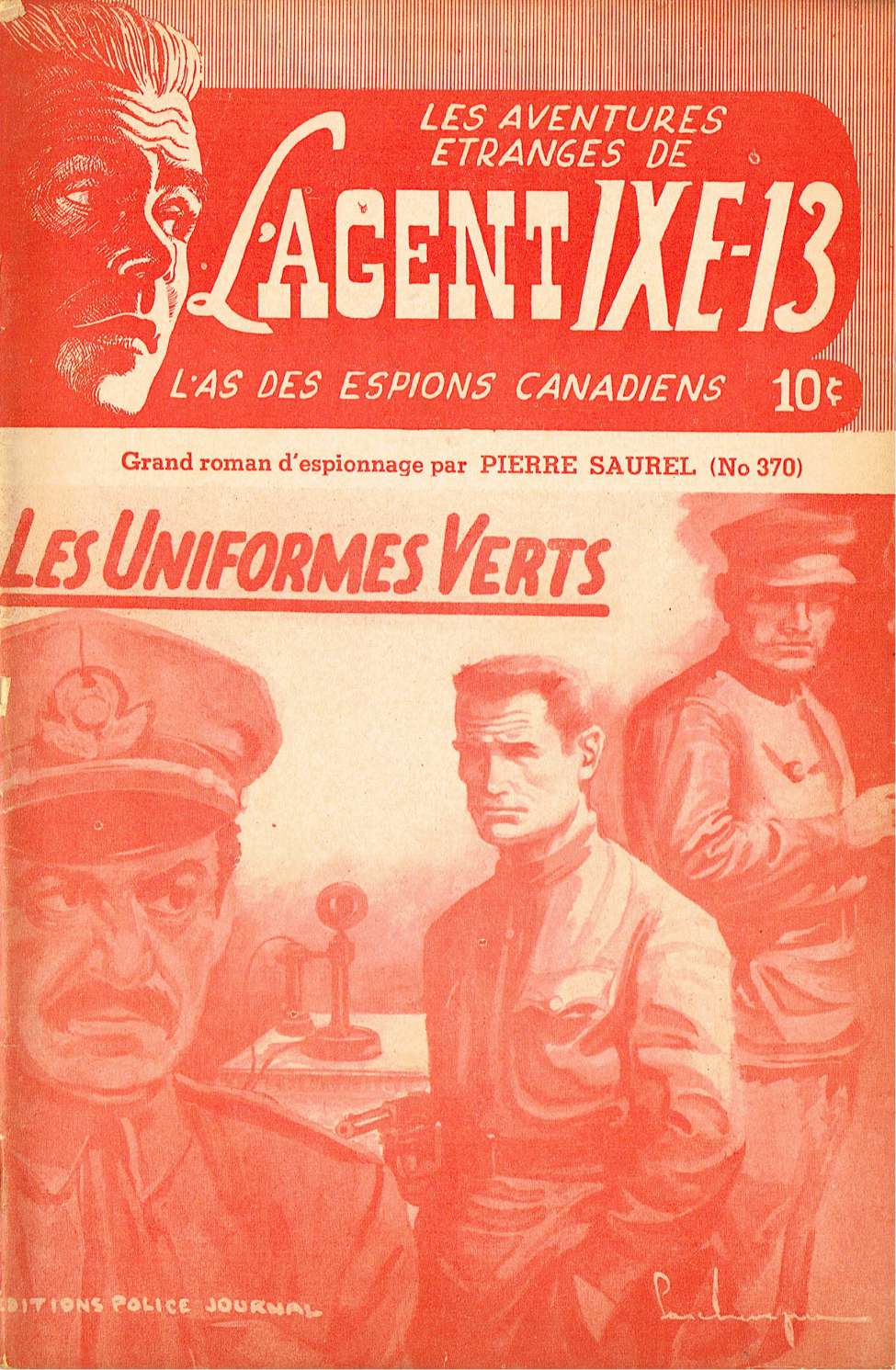 Book Cover For L'Agent IXE-13 v2 370 - Les uniformes verts
