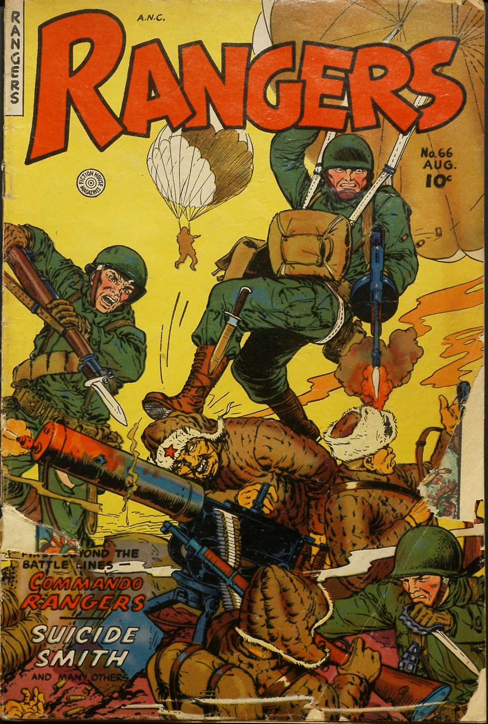 Comic Book Cover For Rangers Comics 66 - Version 1