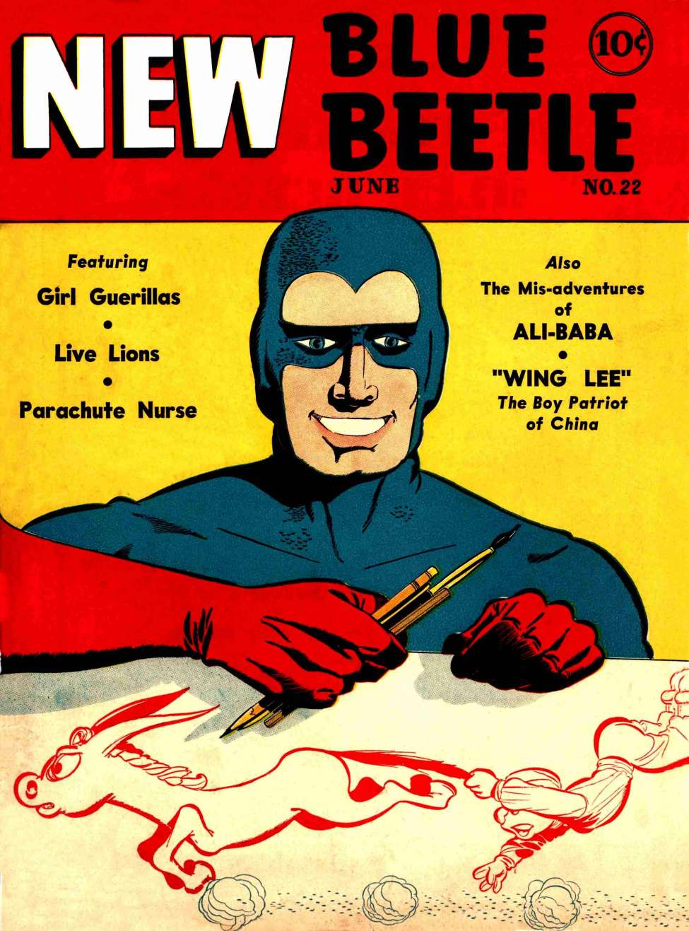 Comic Book Cover For Blue Beetle 22