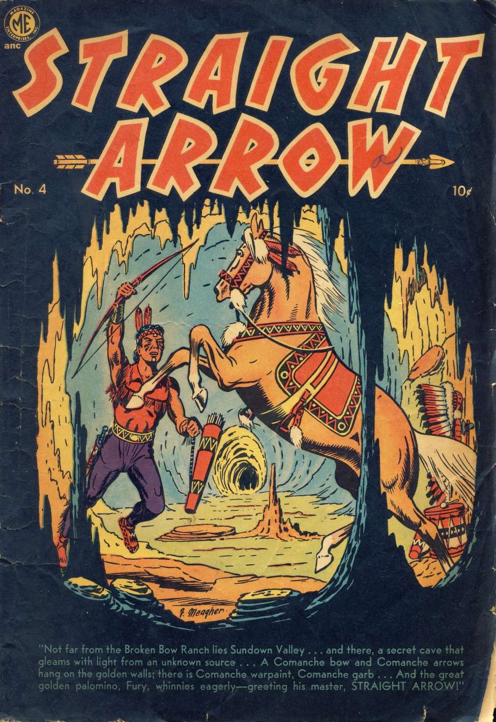 Comic Book Cover For Straight Arrow 4